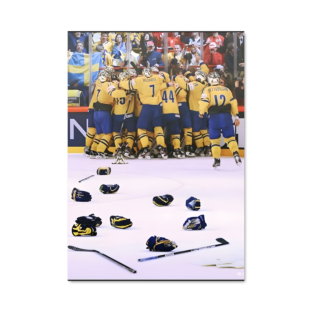 Poster Élan Suédois – affiche Hockey sur glace